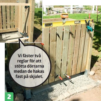 Bygga soptunneskydd Bygga soptunneskydd